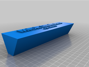 özelleştirilmiş tabela 3d print model - Mito3D