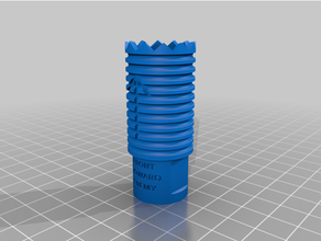 troy claymore muzzle brake airsoft attachment 3d print model - Mito3D
