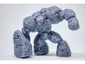 Kickstarter Golem gg iblis iblisler dnd minyatür zindan Zindanlar ejderhalar minyatürler Minyatür canavar savaş oyunları 3d print model - Mito3D
