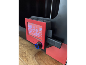 4max - skr tft35 e3 v30 mount case wifi bigtreetech e3d lcd 3d print model - Mito3D