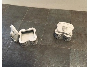 Sarkophag versteckt Treppe 3d print model - Mito3D