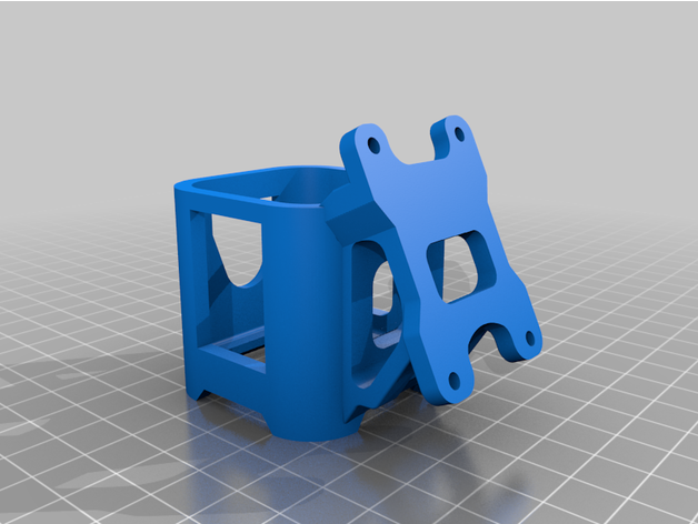 apoyo sesión 5 gopro cuadro ak47 3D print model - Mito3D