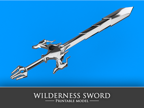 runescape wilderness sword fantasy rs3 3 3d print model - Mito3D