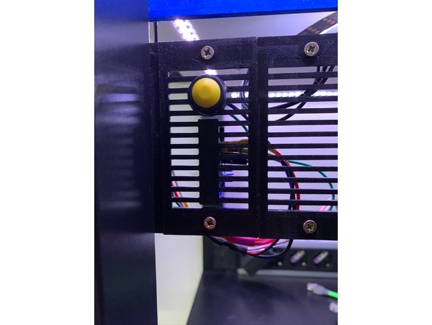 rackpi - wemos d1 mini button wled 3D print model - Mito3D