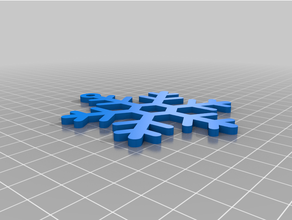 personalizzato personalizzare fiocco neve 03 3d print model - Mito3D