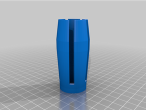 personnalisé paramétrique tube adaptateur 2e 3d print model - Mito3D