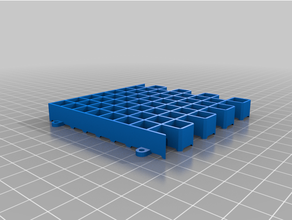 ledmatrix diffuser grid led matrix modular 3d print model - Mito3D