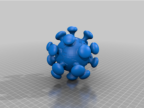 covid 19 globo puzzle coronavirus covid19 epidemia pandemia 3d print model - Mito3D