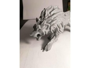 Wolf Zahnarzt 3d print model - Mito3D
