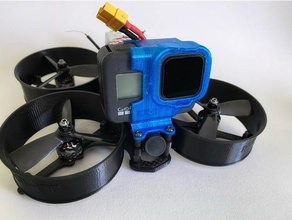 gopro 8 iflight megabee tpu-mount yoko-x cinewhoop drone mount tpu 3d print model - Mito3D