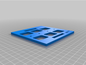 14x14 molle panel 3d print model - Mito3D