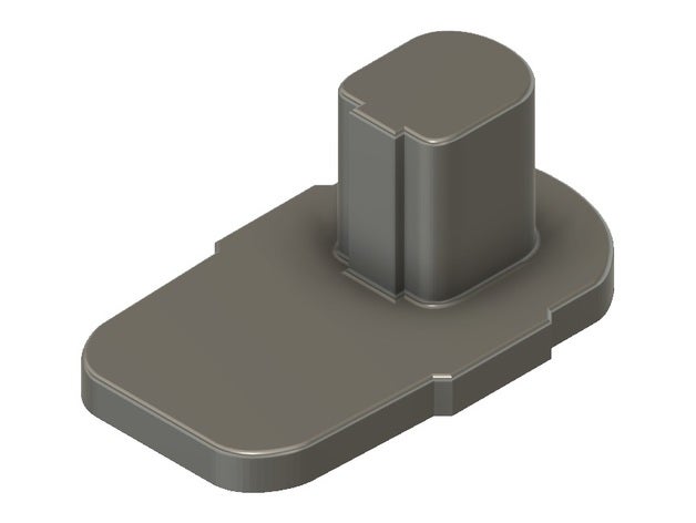 ryobi + 18v battery cover improved version 3D print model - Mito3D