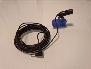 pionnier voiture stéréo microphone agrafe 3d print model - Mito3D