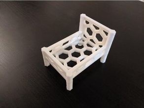 Hexagon Schwamm Bett Halter Unterstützung 3d print model - Mito3D
