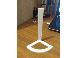 curved lithophane stand 3d print model - Mito3D