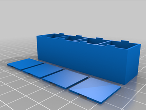 customized pillbox 4 3d print model - Mito3D