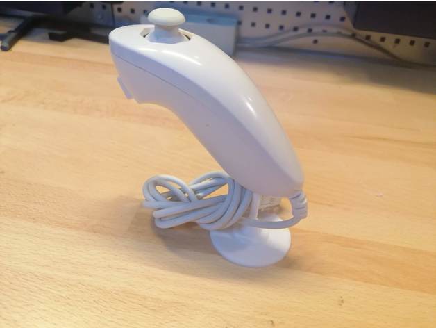 Nunchuck wii Stand detsygt Hagman montieren Nintendo wiimote Wii 3D print model - Mito3D