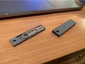 sim tool holder keychain 3d print model - Mito3D