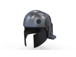 B agente casco frente batalla cosplay guerra Galaxias 3d print model - Mito3D