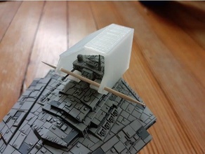 star wars armada victory destroyer antenna protector 3d print model - Mito3D