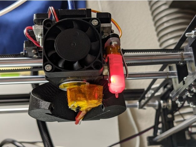 flsun Würfel Kopf Versammlung bltouch Kühlung hotend 3D print model - Mito3D