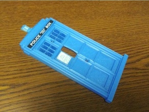 dr tardis switch plate cover 3d print model - Mito3D
