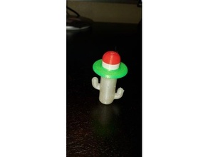 Kaktus USB Stick Fall Mantel 3d print model - Mito3D