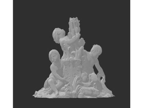 base bretonniano pilastro aos cherubino gubbins warhammer whfb 3d print model - Mito3D