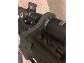barska 1-4x28 scope throw lever 3d print model - Mito3D