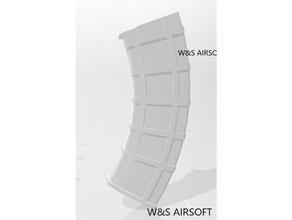 w&s airsoft wetech ak mag sheel 3d print model - Mito3D