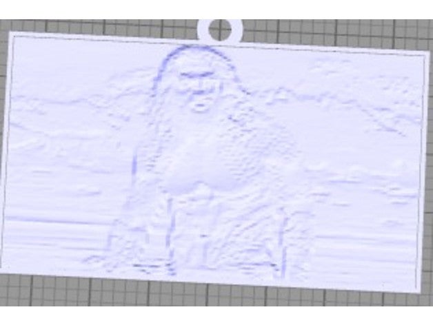 aqua homme Jason personnalisé lithophane promo art 3D print model - Mito3D