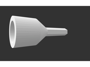 drill bit hario mini grinder v2 hexagon 3d print model - Mito3D