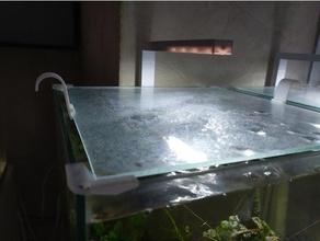 supporto vitre ciano nano cubo puro 15 acquario acquari bicchiere 3d print model - Mito3D