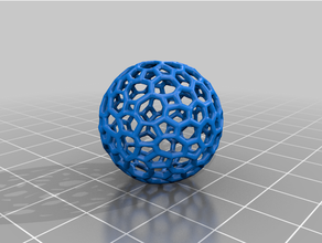 voronoi esfera 3d print model - Mito3D