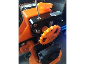 ender 3 pro extruder wheel dampened motor 3d printer creality feeder 3d print model - Mito3D