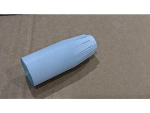 painting practice test coupon - jet exhaust model sample 3d print model - Mito3D