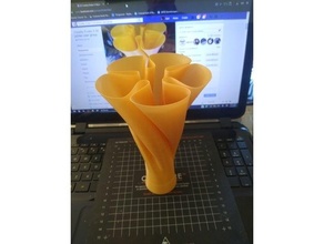 spiraliser extérieur contour vase mode mixeur 3d print model - Mito3D