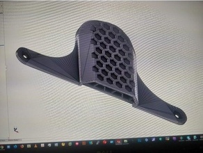 ender 3 fan cover honeycomb creality ender3 guard 3d print model - Mito3D