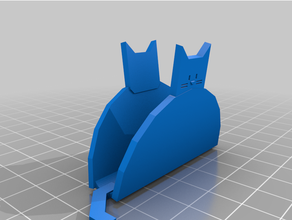 cali gato taco soporte v2 3d print model - Mito3D