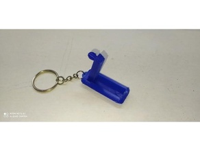 support phone porte cl keychain bricoloup cls key ring smartphone tlphone 3d print model - Mito3D