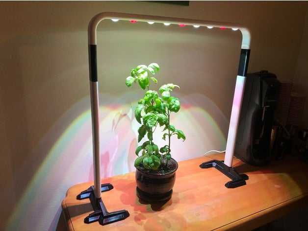 click & grow smart garden base light hydroponics indoor 3 9 uv 3D print model - Mito3D