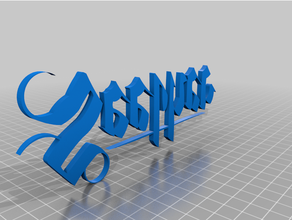 Seether logo grup Kaya 3d print model - Mito3D