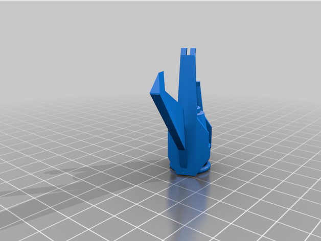 rear thruster thicker vane 3D print model - Mito3D