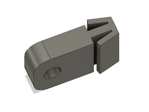 laptop locker hole keychain 3d print model - Mito3D