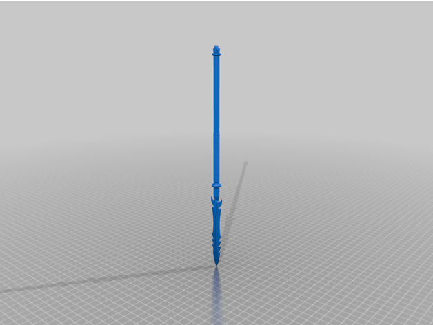 sombre aîné lance stylo eldar 3D print model - Mito3D