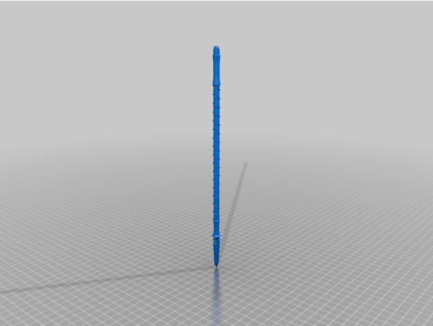 destino restare notte gae bolg penna equilibrio lancia 3D print model - Mito3D