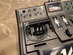 marinha gêmeo bastão f14 faça futaba gimbal digitalizador makerbot 3d print model - Mito3D
