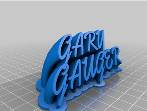 Gary medidor 3d print model - Mito3D