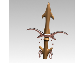 spear 3d printer shaman weapon 3d print model - Mito3D
