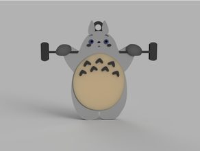 Totoro carrossier porte clés 3d print model - Mito3D